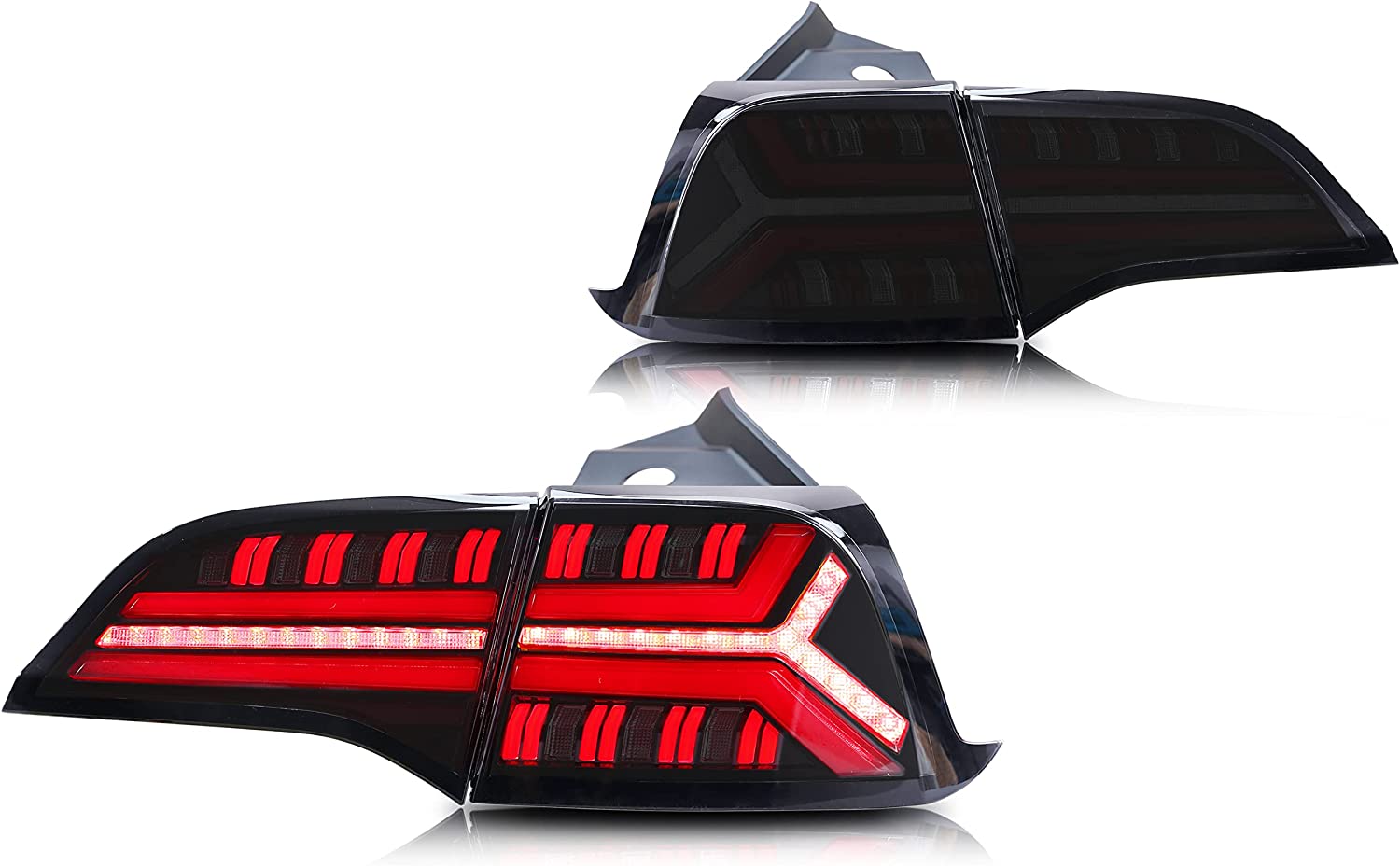 Inginuity Time LED Fishbone Sequential Tail Lights For Tesla Model 3 M inginuity-time-led-fishbone-sequential-tail-lights-for-tesla-model-3-m