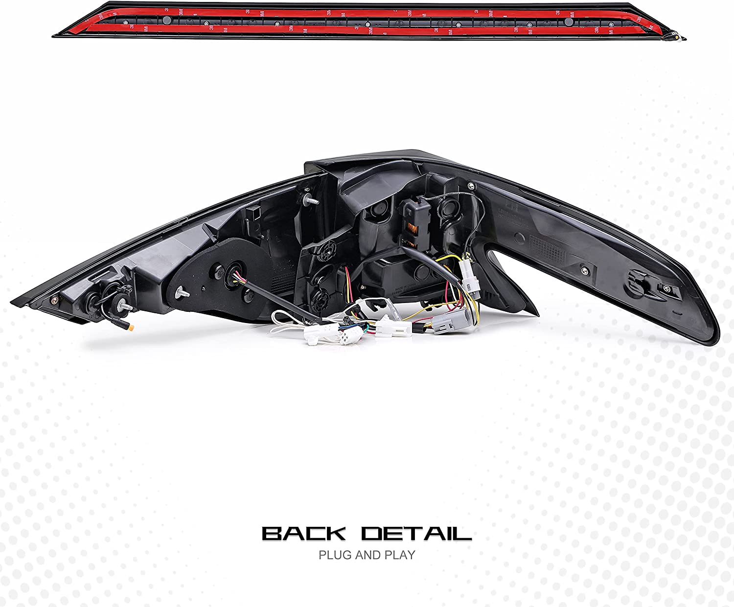 Tail Light Set Left & Right For 2011-2020 Toyota Sienna SE - Clear Lens, Direct Fit