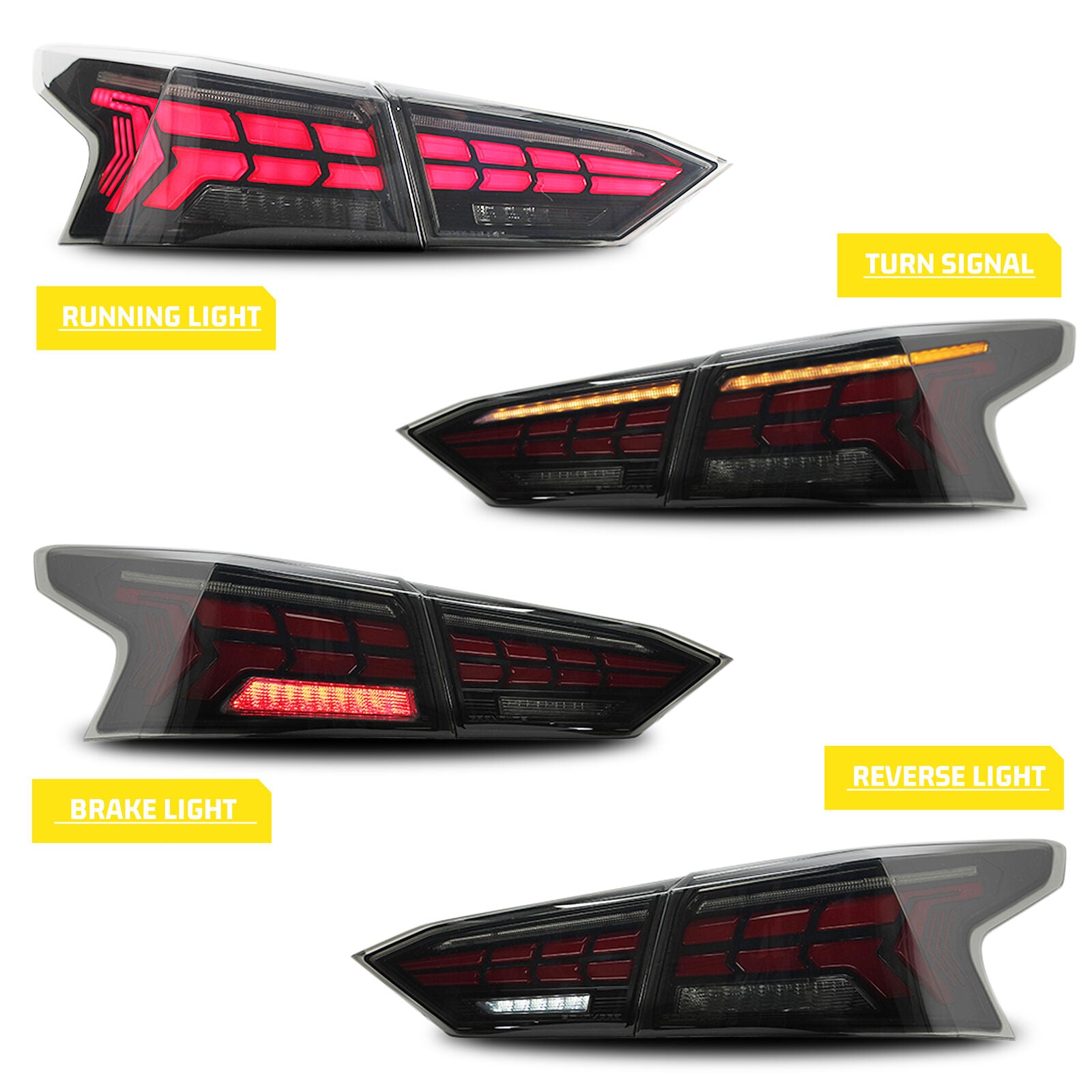 inginuity time LED Tail Lights for Nissan Altima 2019 2020 2021