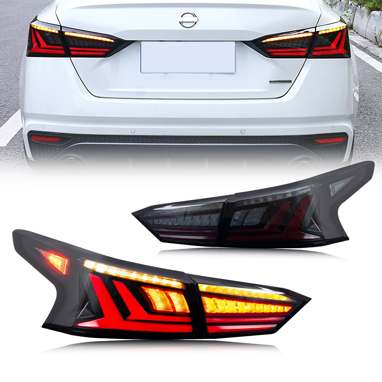 OEM 2013 2014 Nissan Altima LED Tail Light Lights Pair In For Sale - Foto 8
