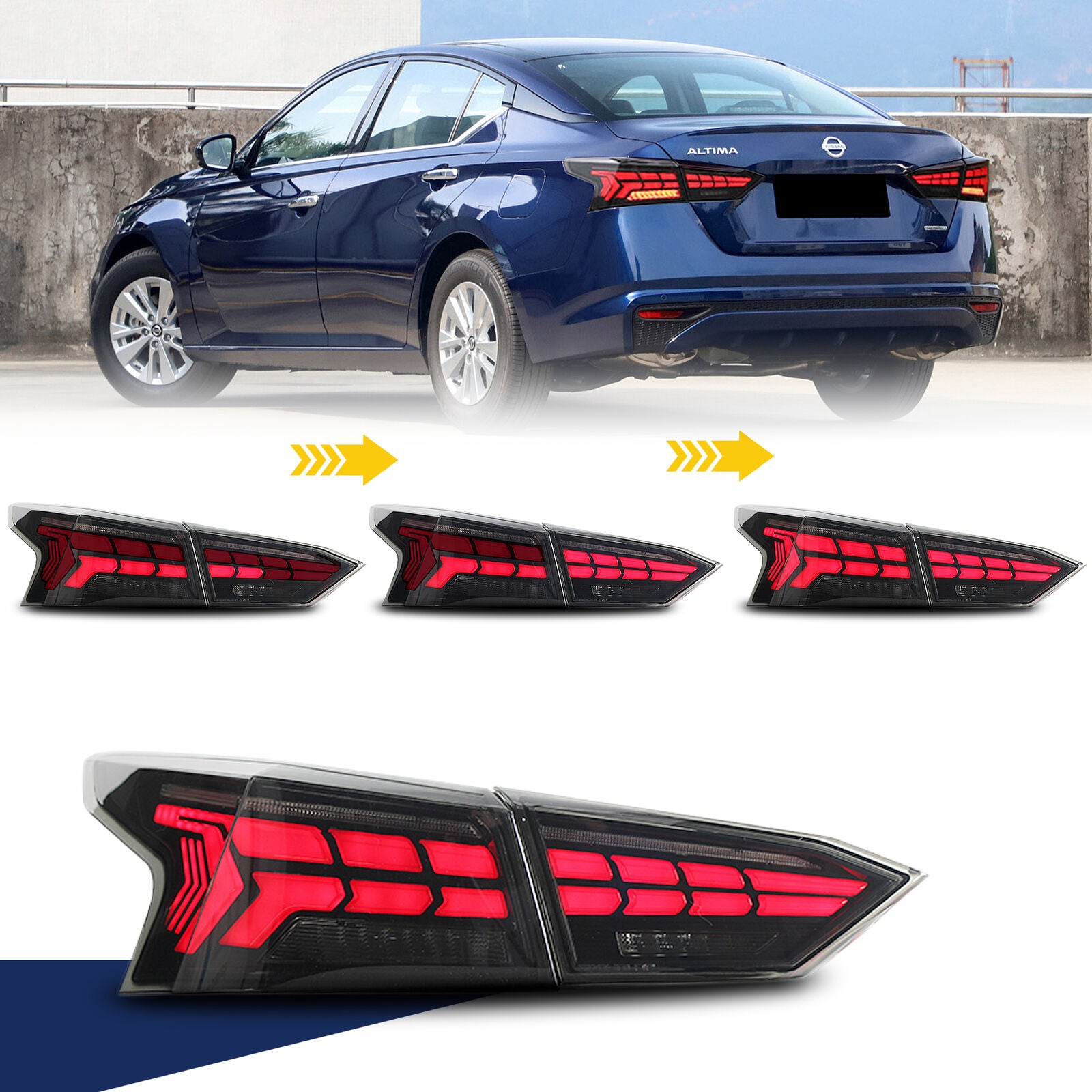 inginuity time LED Tail Lights for Nissan Altima 2019 2020 2021